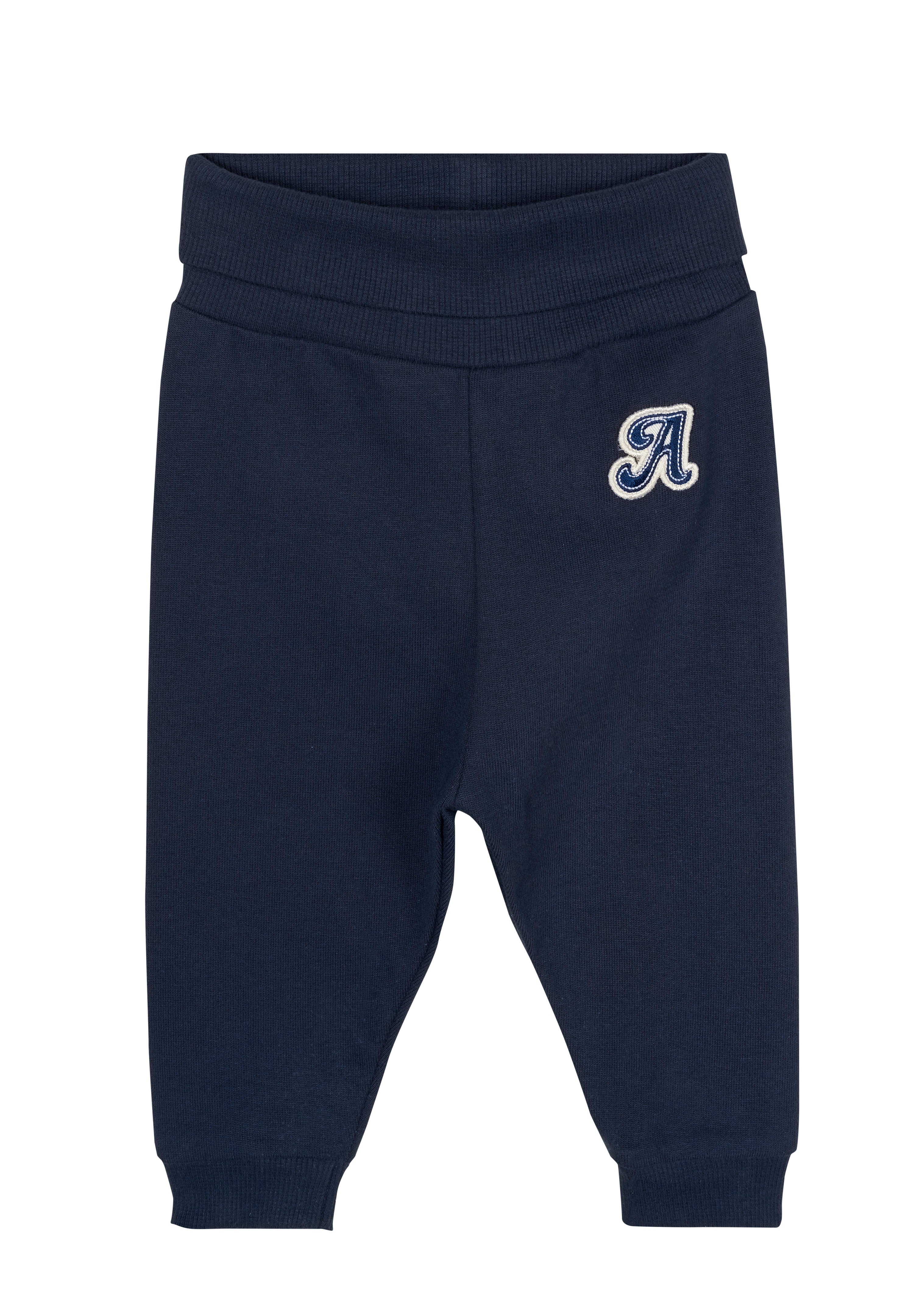 Jogginghose mit Rippbündchen - Black Iris
