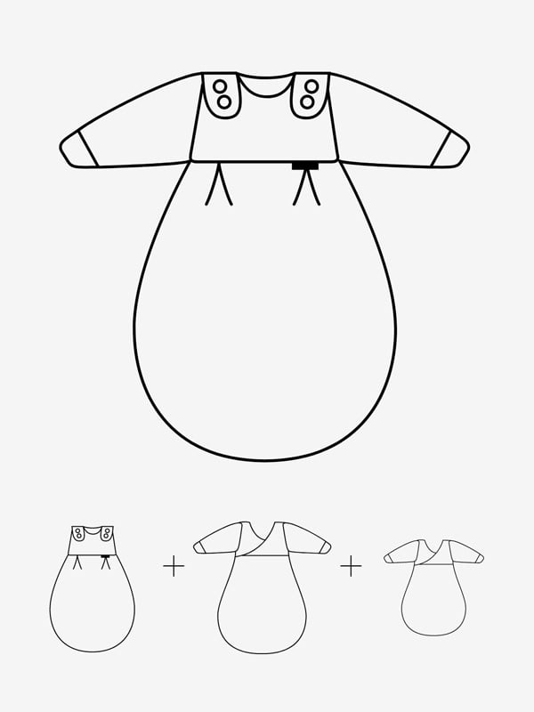 Baby-Mäxchen® (BIO-Baumwolle) (3-tlg.)  - Starfant