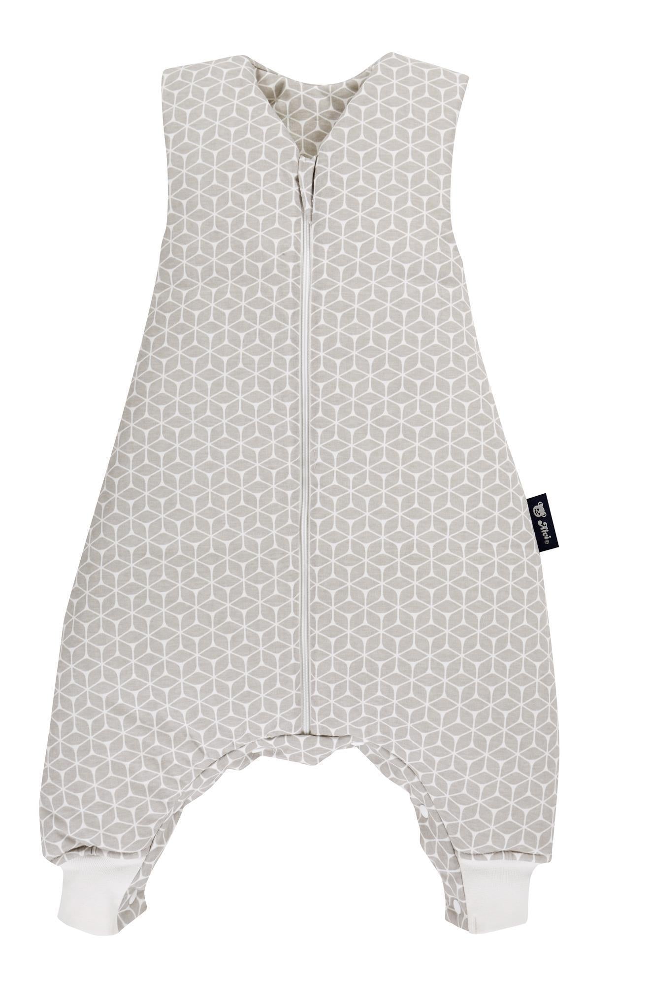 Schlafsack mit Beinen - Graphic taupe