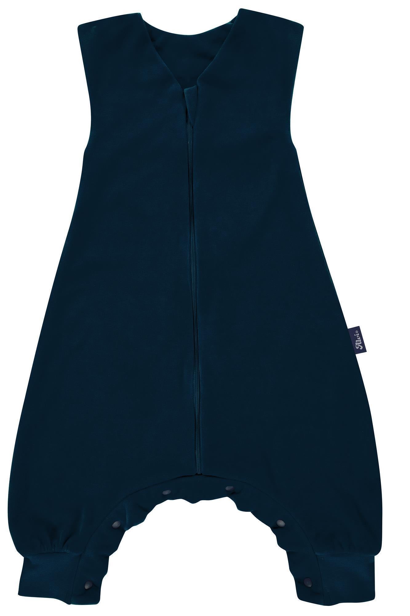 Schlafsack mit Beinen Special Fabric Velvet - Navy