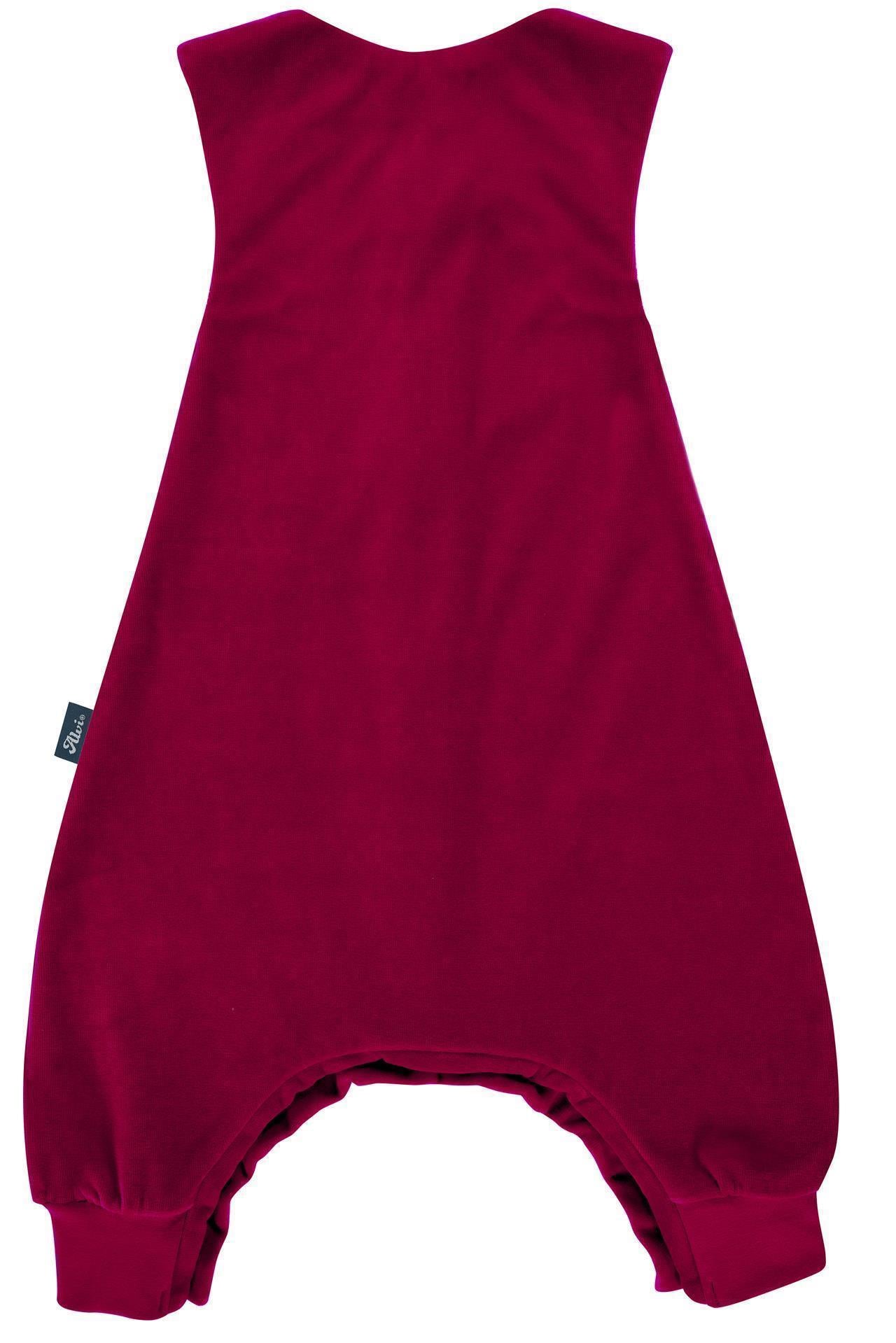 Schlafsack mit Beinen Special Fabric Velvet - Berry