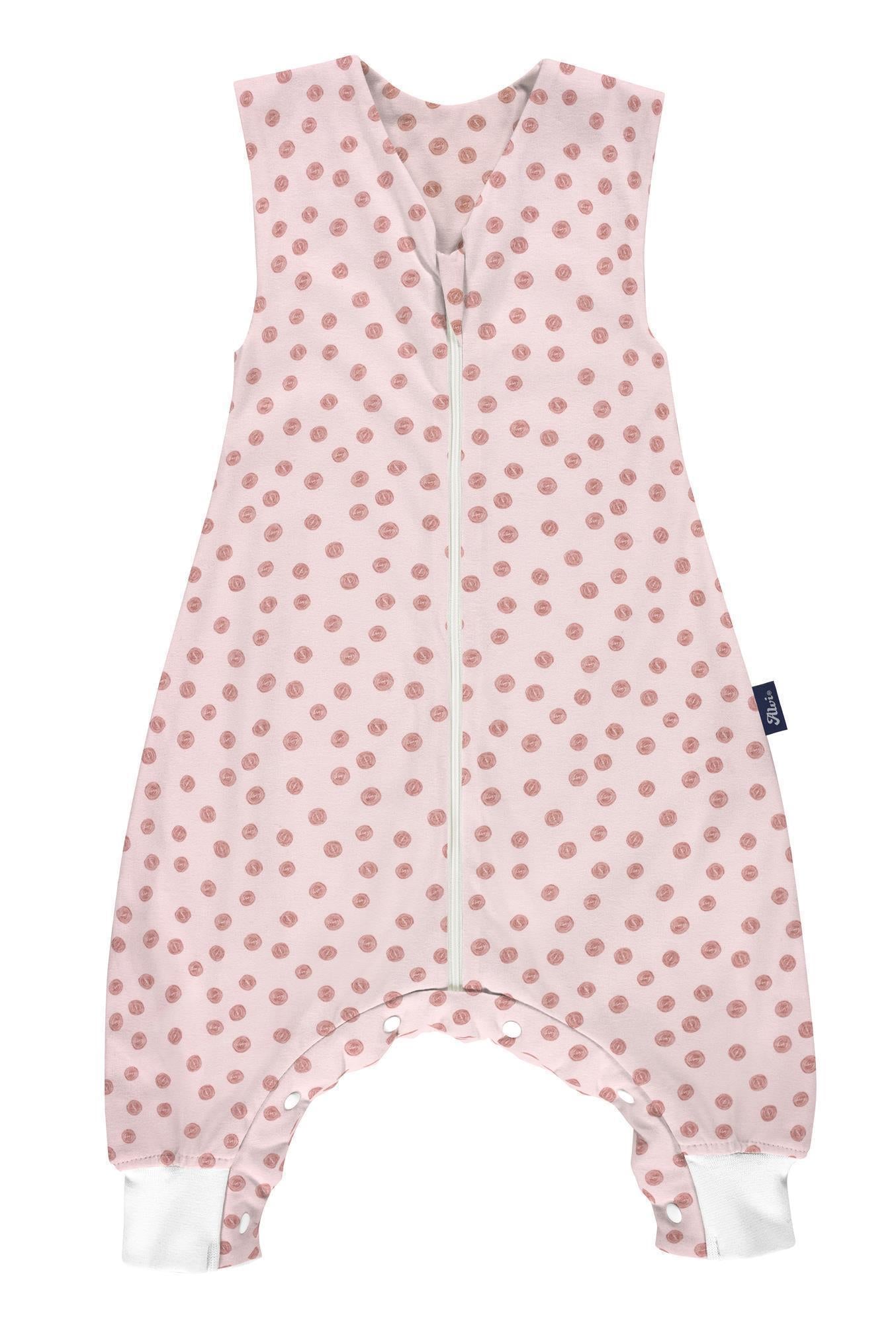 Schlafsack mit Beinen Light (BIO Baumwolle) - Curly Dots