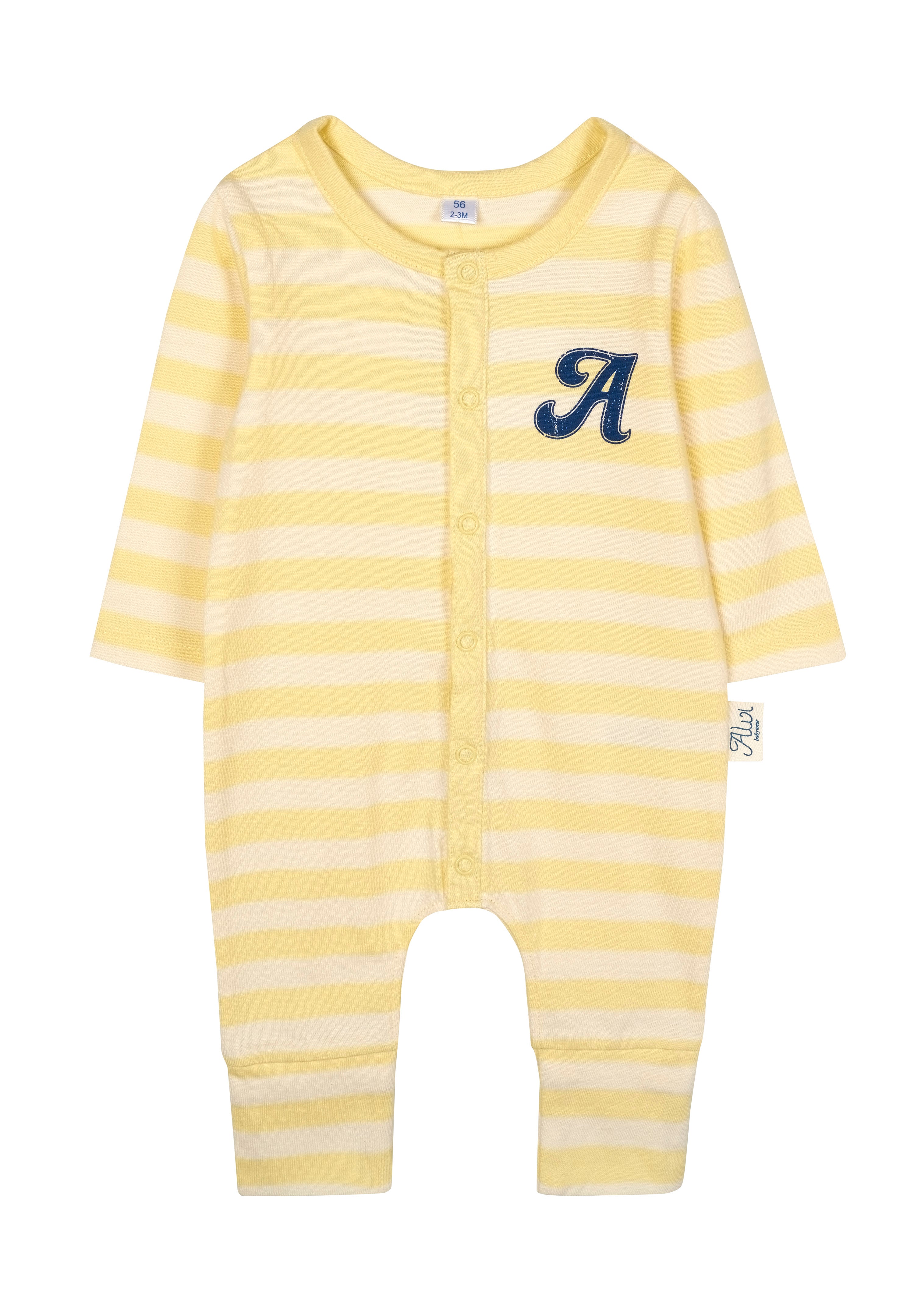 Strampler - French Vanilla Stripe