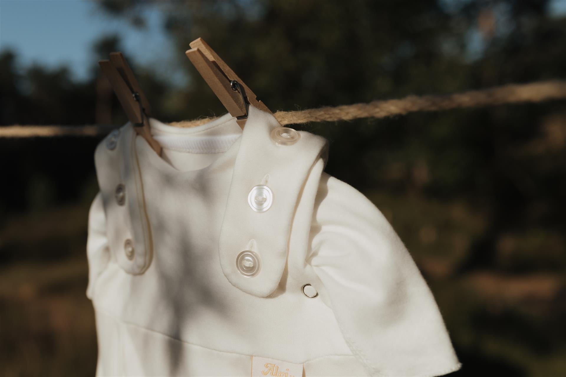 Frühchenschlafsack mit Innensack Interlock + Tuch, weiß