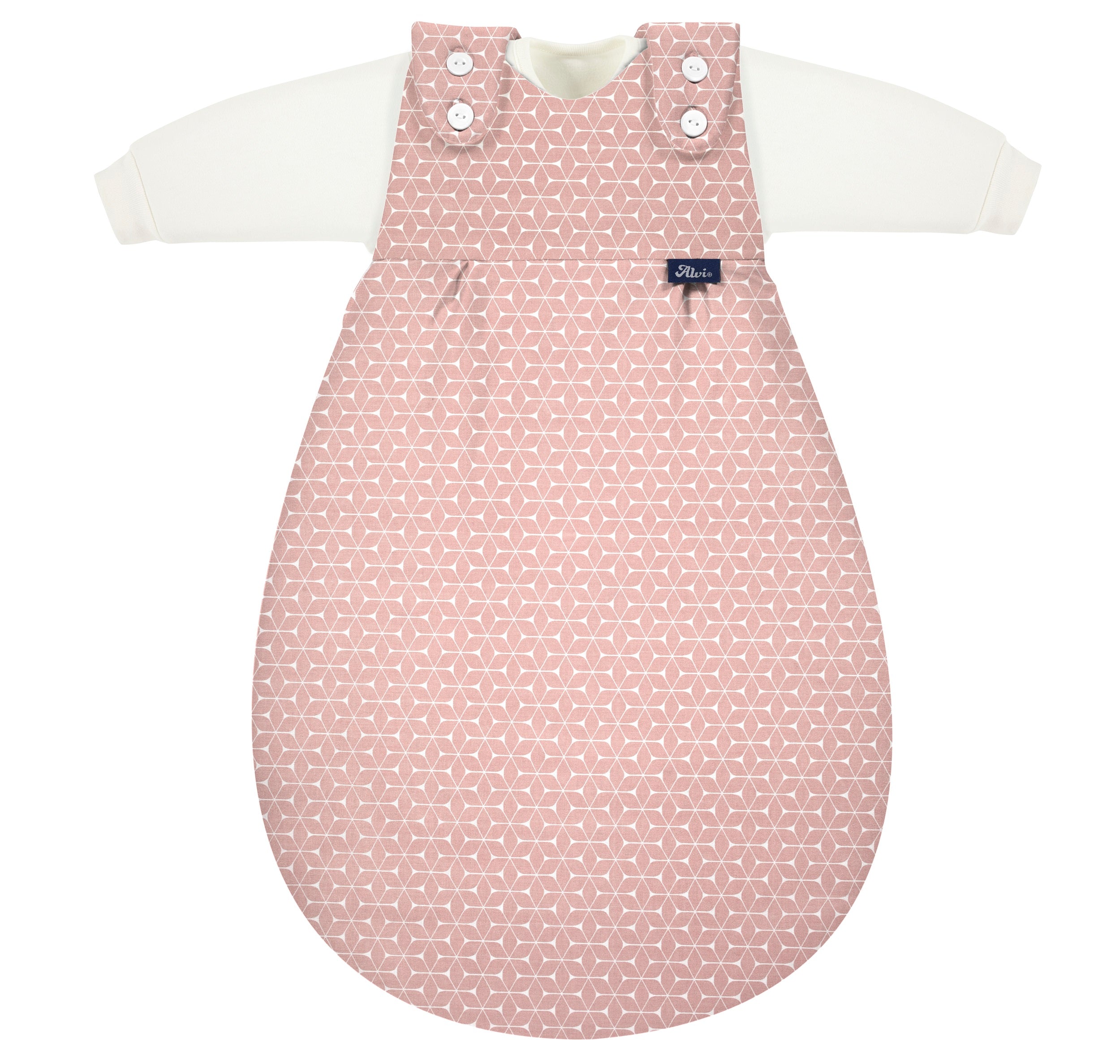 Baby-Mäxchen® 2tlg. - Raute rosa