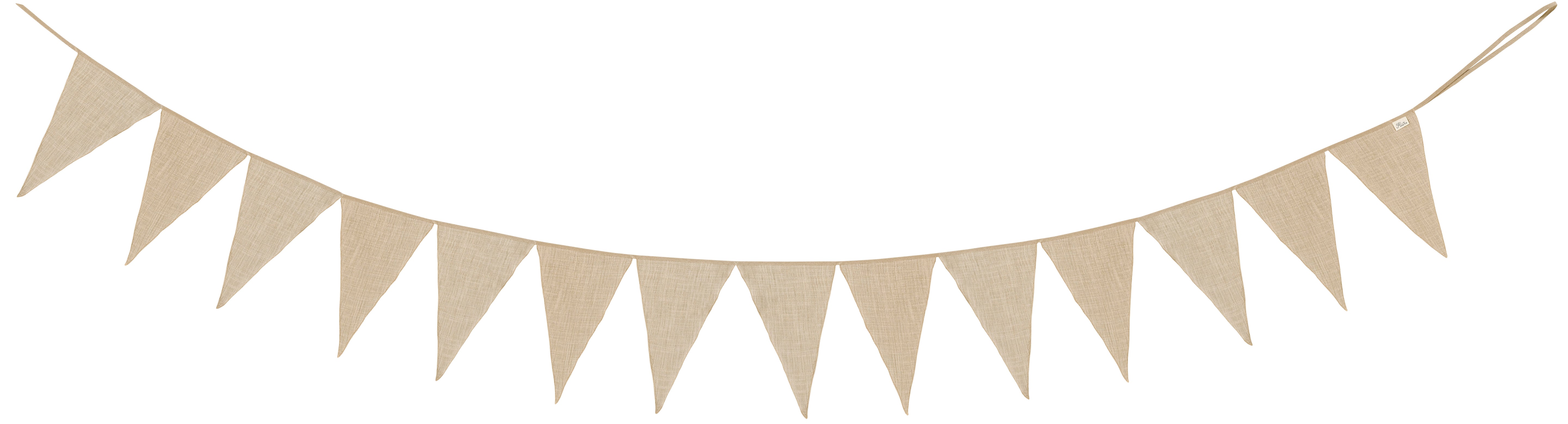 Wimpelgirlande Special Fabric- Slub Muslin