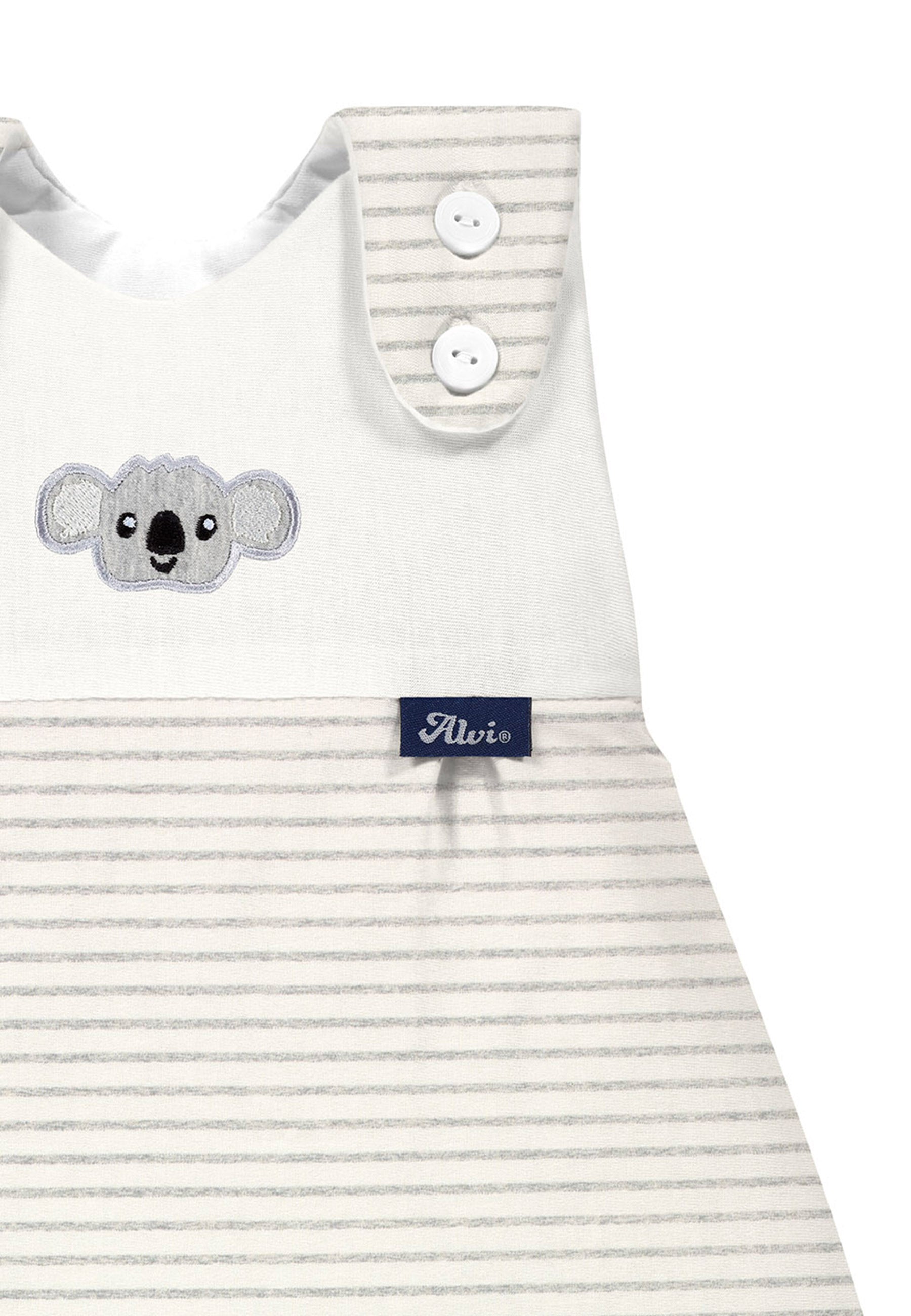 Baby-Mäxchen®  Außensack (BIO Baumwolle) - Ringlets Koala gray