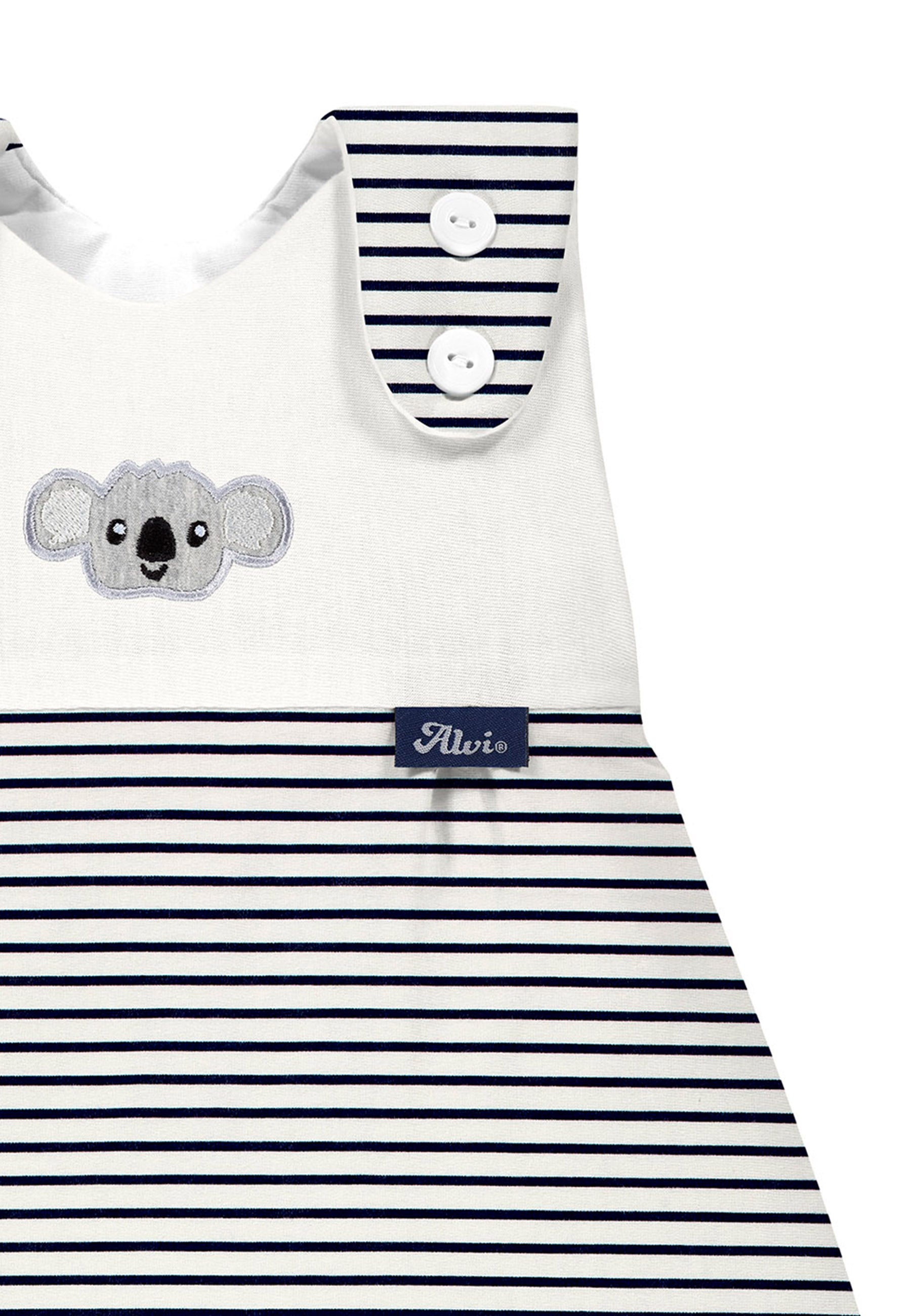 Baby-Mäxchen®  Außensack (BIO Baumwolle) - Ringlets Koala navy