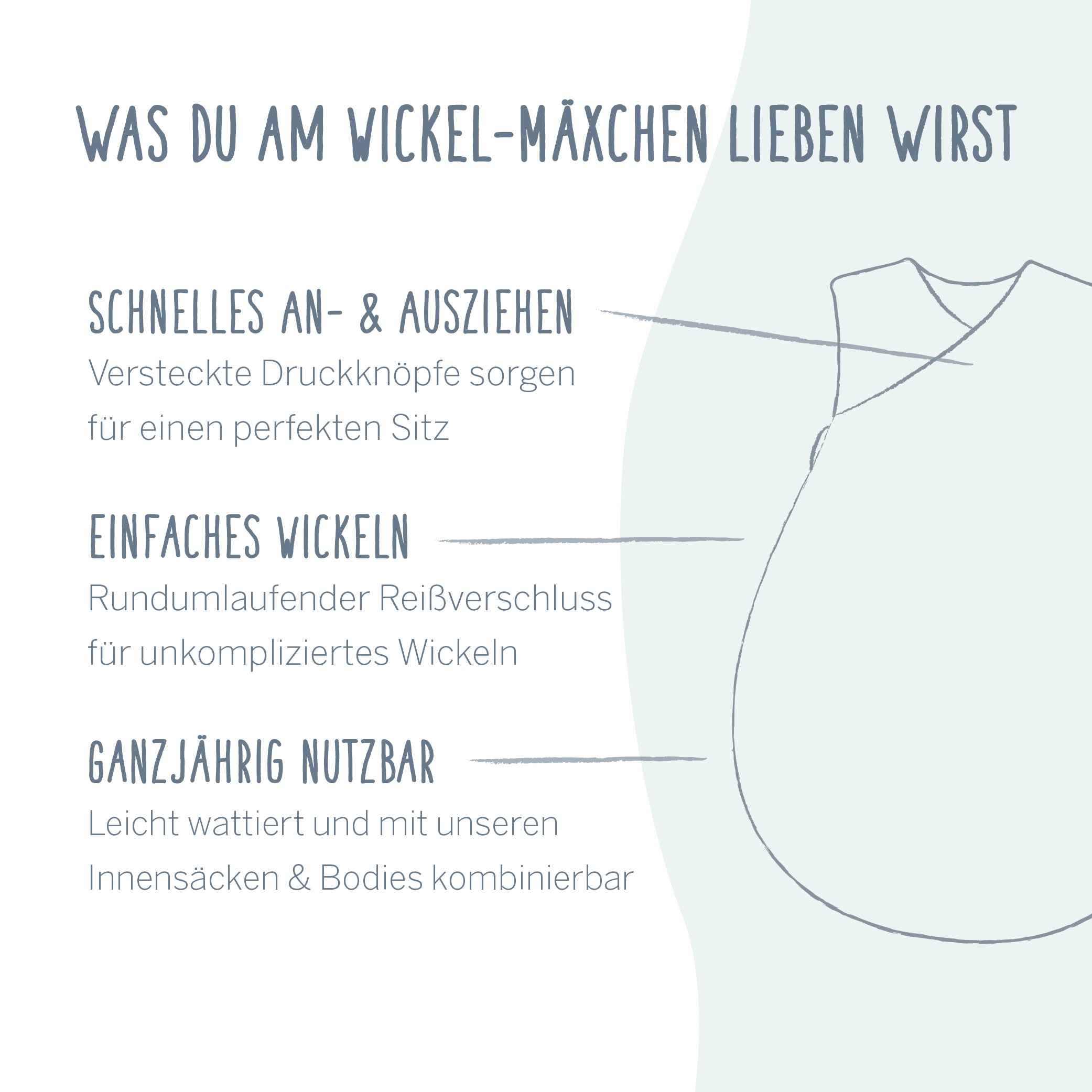 Wickel-Mäxchen® Jersey - Pretty