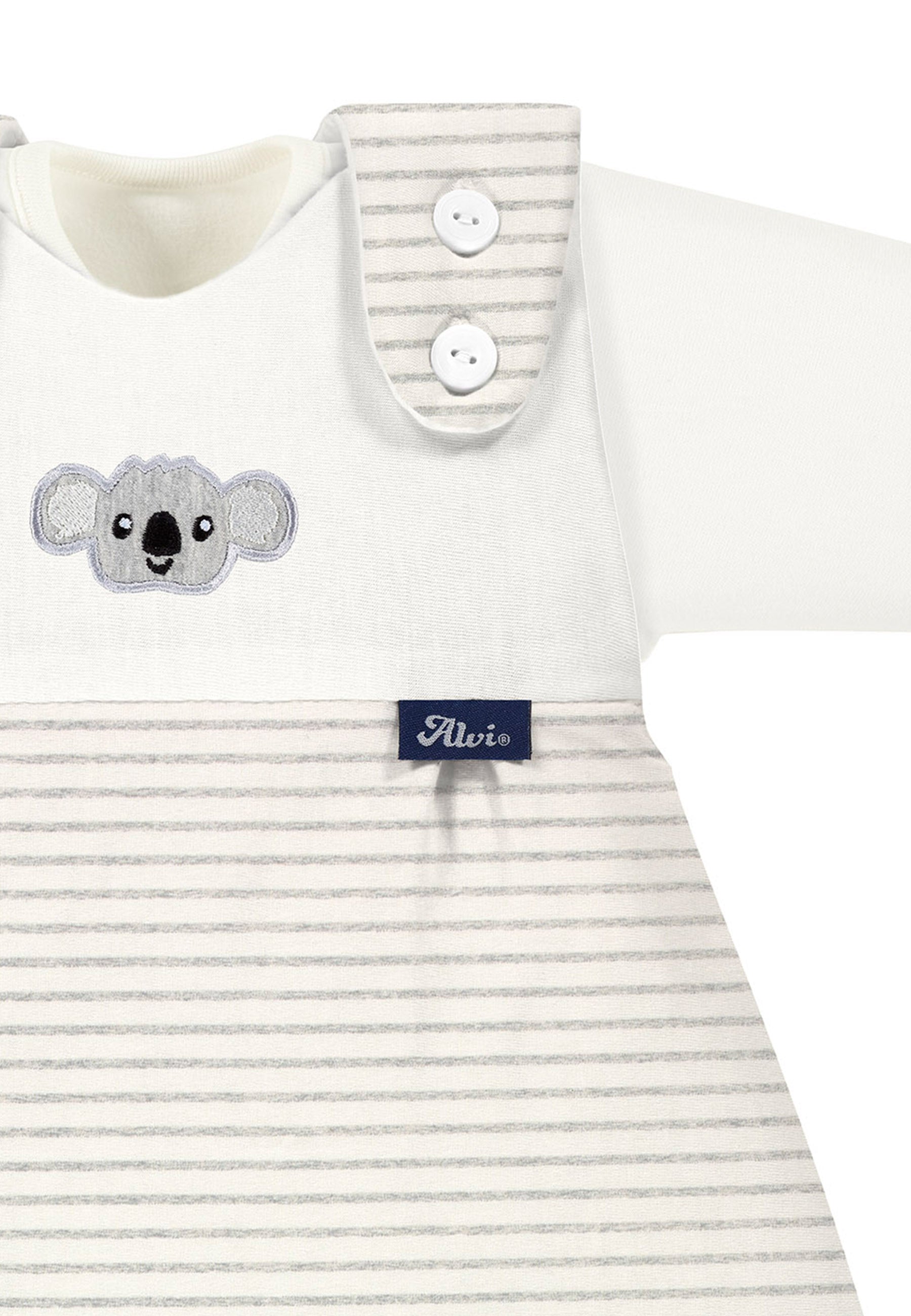 Baby-Mäxchen® 3tlg. (BIO Baumwolle) - Ringlets Koala gray