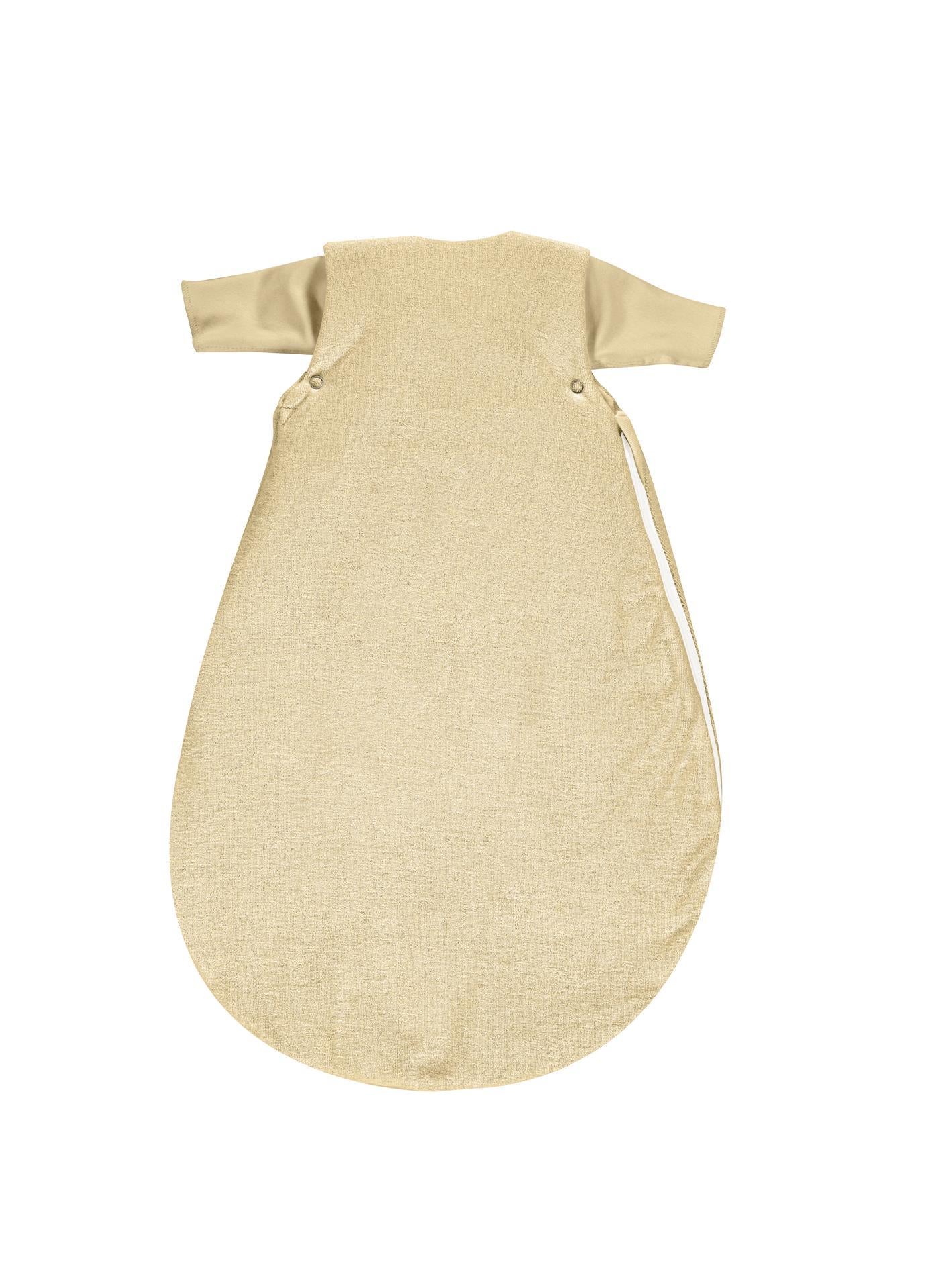 Frühchenschlafsack mit Innensack + Tuch, natur