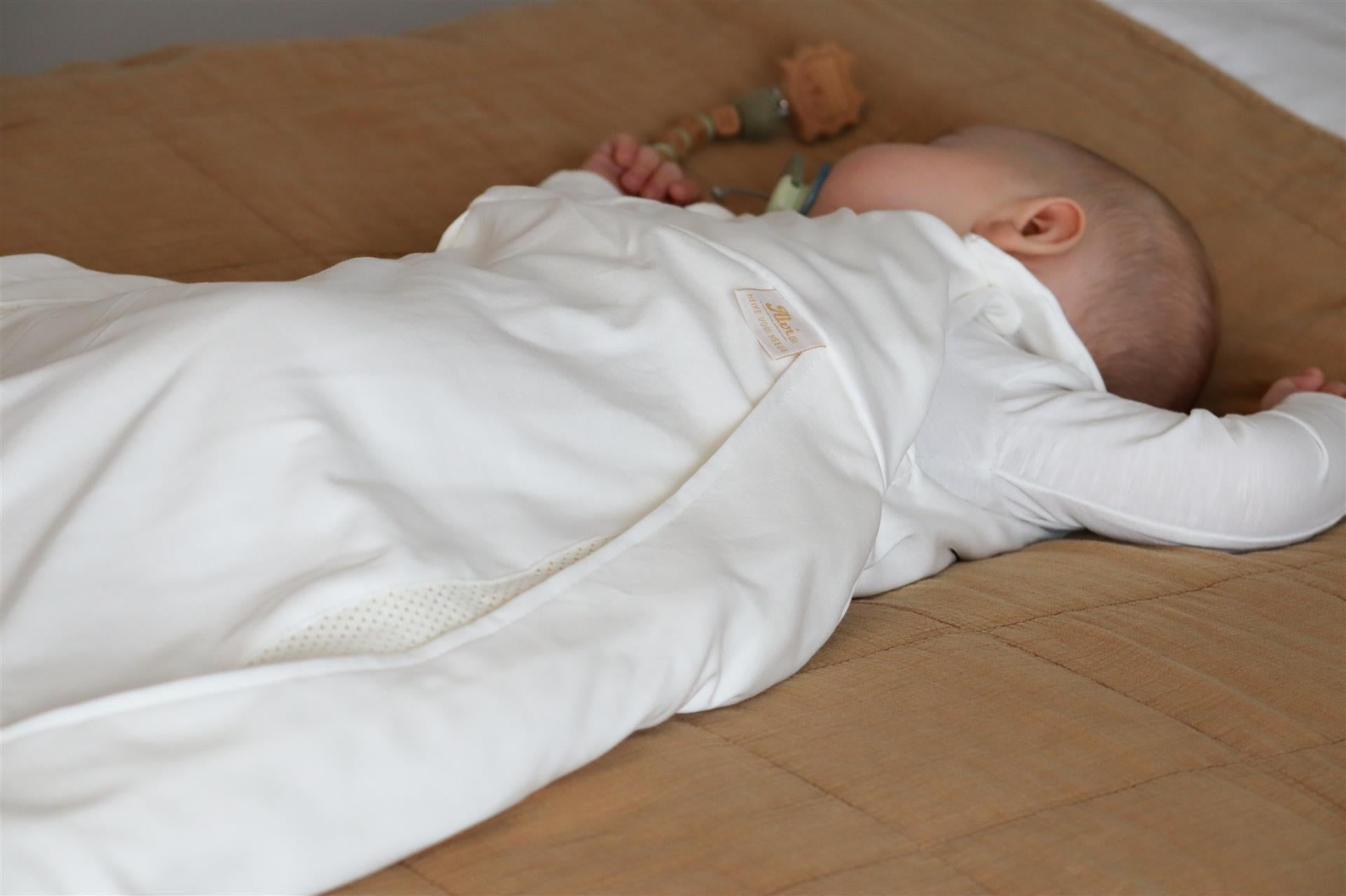Baby-Mäxchen® mit Belüftungssystem 2tlg. Supima® - weiß
