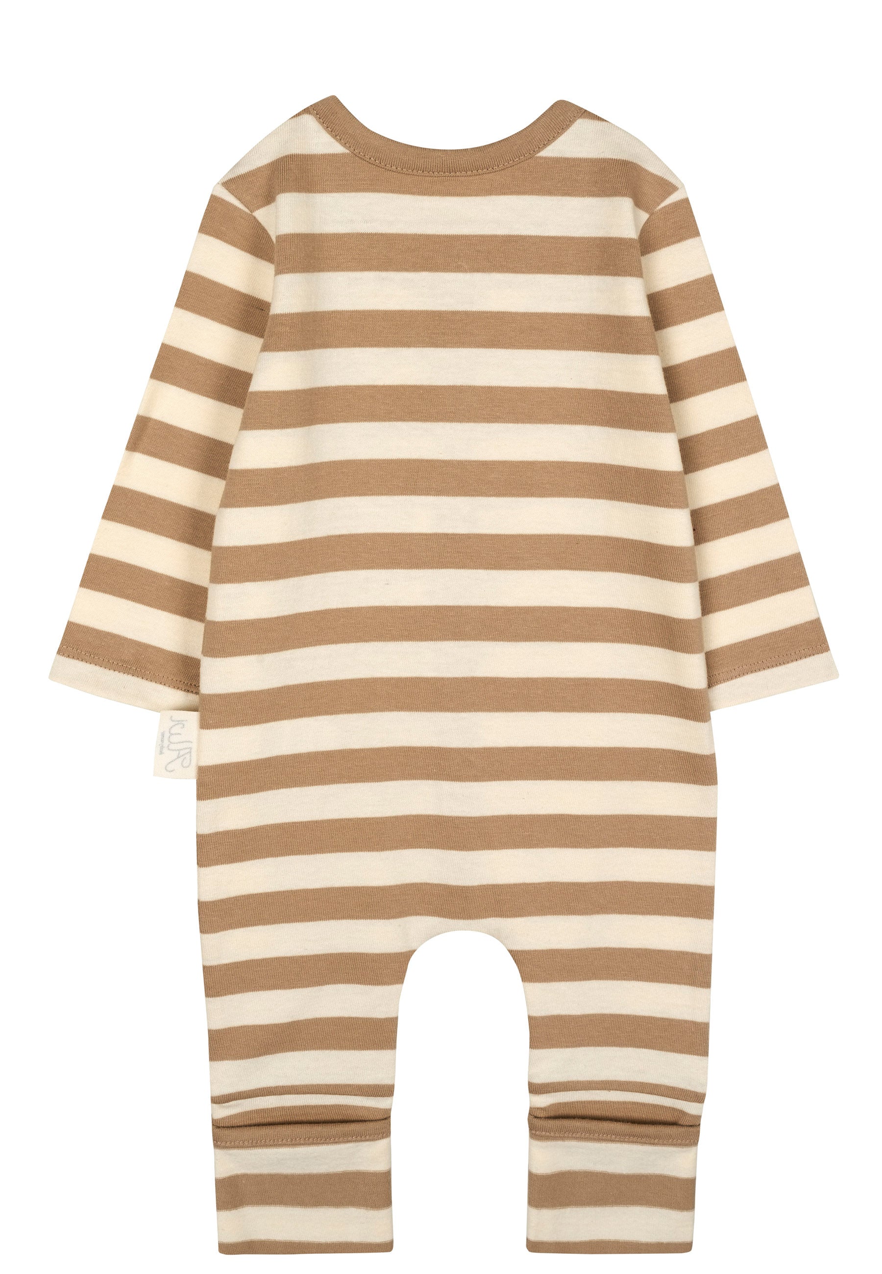 Strampler - Silver Mink Stripe